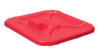 VKL víko velké 44x38 plast - červený